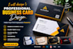 design a modern and unique business card