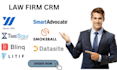 setup law firm CRM wave smokeball timesolv smartadvocate blinq datasite litify