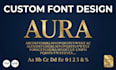 design a unique custom font in ttf and otf for your brand