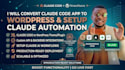 convert claude code website to wordpress and setup claude automation
