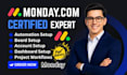 be monday com expert monday workspace crm setup monday com automation workflows