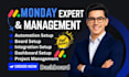 setup monday com expert crm monday com project management make com scenario