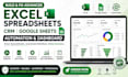 build and fix advanced excel spreadsheets CRM google sheets automation dashboard