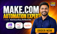 fix make com automation integromat gohighlevel ai agent airtable database zapier