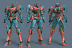 create retro mecha or scifi gundam art