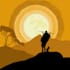 illustrate beautiful flat landscape illustration art