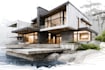 do architecture sketches in high quality