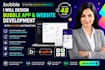 design bubble app, bubble io website development, zapier automation in 48 hours