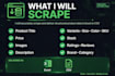 scrape ecommerce products from amazon shopify ebay etsy to excel