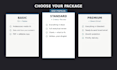 create a professional influencer media kit and rate card