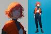 draw beautiful anime art illustration