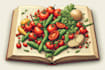 design a unique and custom cookbook cover