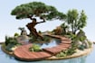 do landscape design and 2d render