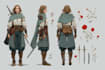 do character design, concept art, and splash art