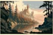 fantasy concept landscape illustrations