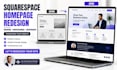redesign your squarespace homepage with a modern professional design