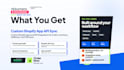 build custom shopify app, shopify public app and api integration