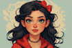 turn yourself in a custom disney cartoon portrait