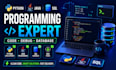 do python, java and sql programming tasks