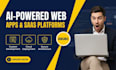 ai website, ai web application, saas app, and ai chatbot