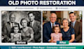 restore old damaged photos, fix, colorize in 4k HD