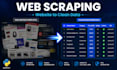 do expert web scraping, data extraction in python
