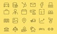 design premium custom icon sets for websites and mobile apps