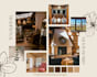 create an online interior decoration and custom moodboard
