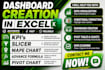 design professional excel dashboard ,KPI and analysis