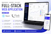 develop a full stack web application using react and flask