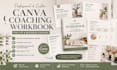design editable canva coaching workbook, PDF lead magnet, guide business coaches