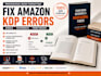 do amazon kdp errors, kdp paperback formatting and kdp book formatting errors