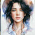 draw outstanding watercolor portrait
