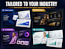 design a professional canva pitch deck, presentation, or sales deck