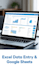do fast and accurate PDF to excel, data entry and copy paste