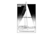 do vector illustration with boat and yacht