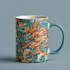 draw coffee mug design, custom mug design