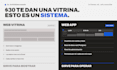 develop your web app with login, database and admin panel