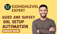 setup ghl appointment, booking, calendar, automation, reminders