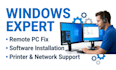 provide remote IT support for windows PC troubleshooting