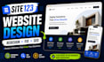 do site123 website design, redesign or fix site 123 website, SEO optimization