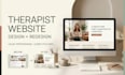 design wordpress website, redesign wordpress website for therapists