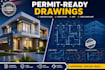 create engineering architectural, civil structural and mep permit ready drawings