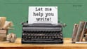 help through writing articles and essays