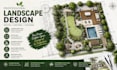 design landscape plan, site plan, garden design, backyard design and master plan