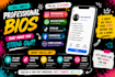 write a unique instagram bio, whatsapp about, or tiktok bio