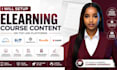 setup elearning course content on talentlms, h5p learnworlds, moodle lms, kajabi