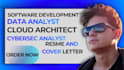 write an ats resume for software engineer, cloud architect, data scientist
