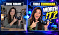 design professional youtube thumbnails for your channel