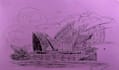 draw hand drawn architectural sketch